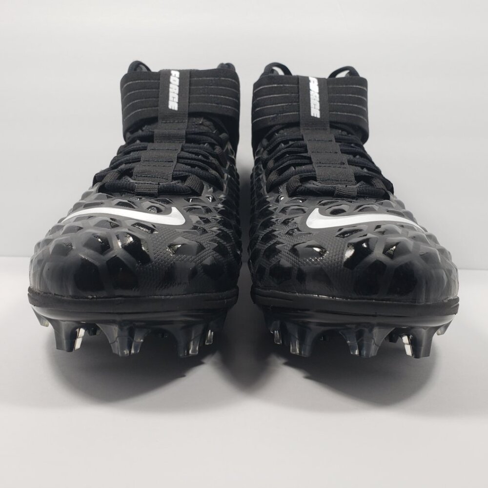 Nike Force Savage Pro 2 Black White Men's Size 11.5 Football Cleats AH4000-002 - Picture 3 of 13